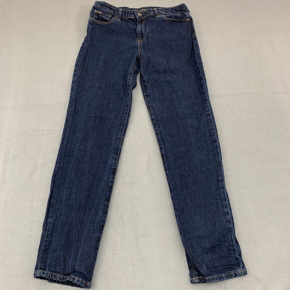 Polo Ralph Lauren Jeans Womens Size 20 Hamtpton Straight Blue Stretch 30" Inseam - Picture 1 of 16